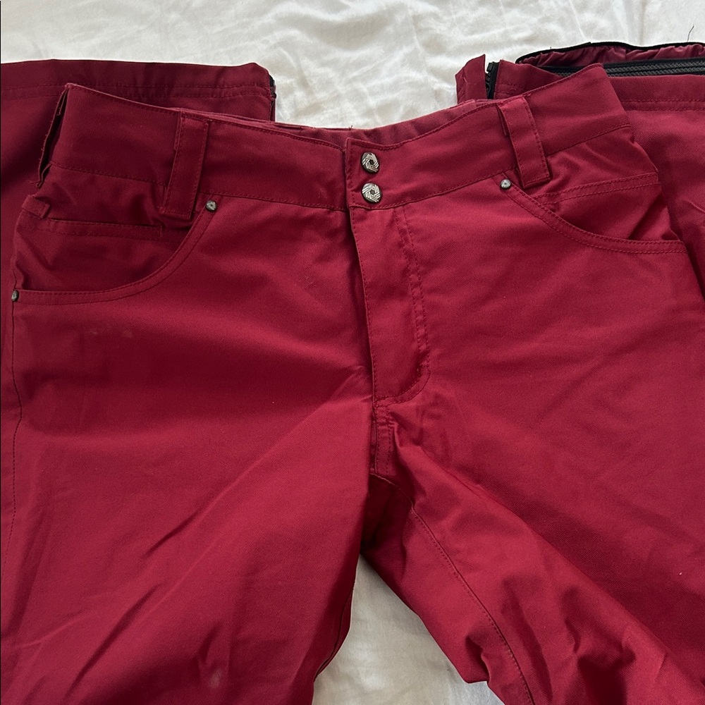 Aperture Maroon Technical Outerwear